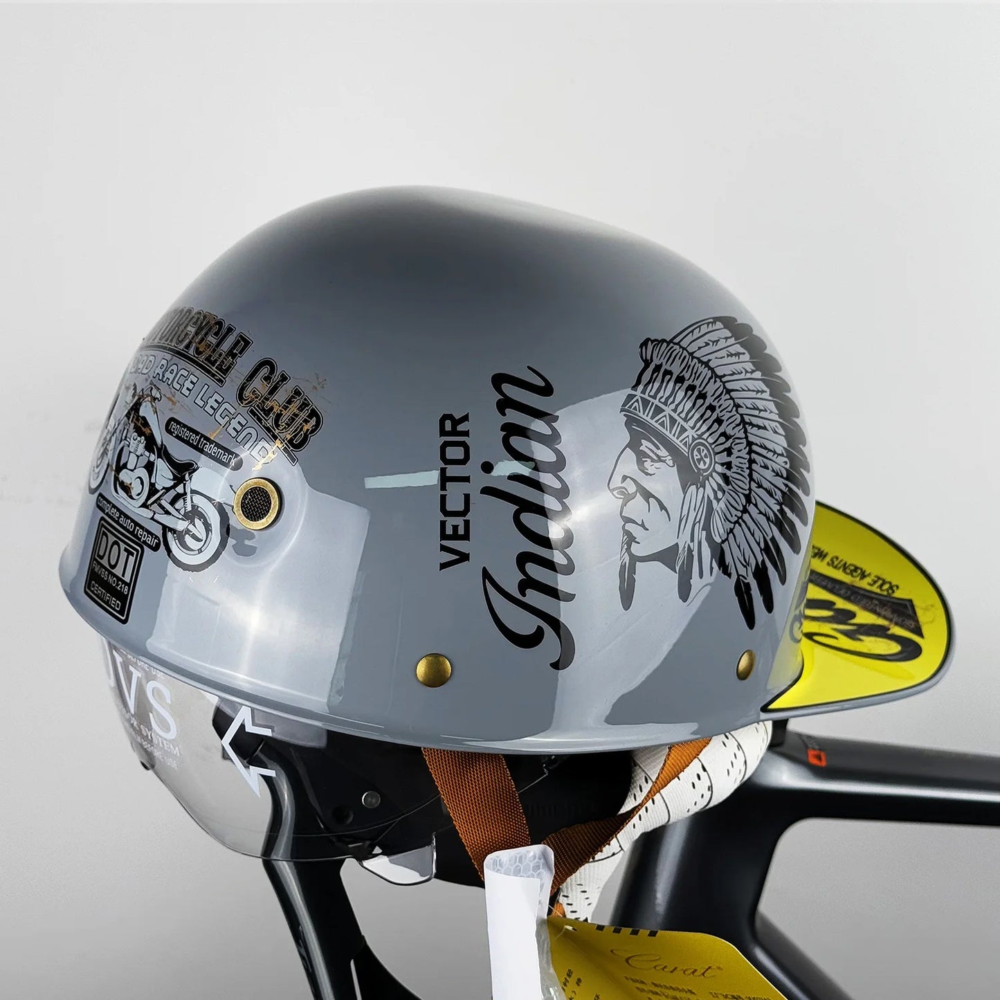 Open Face Summer Retro Helmet