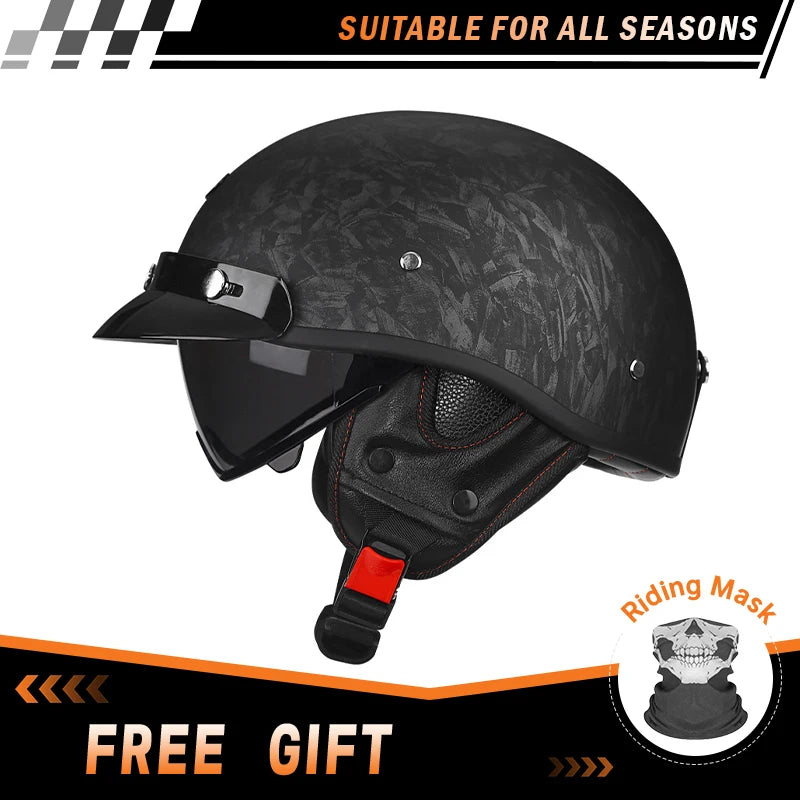 DOT Approved Half Face Motorcycle Helmets