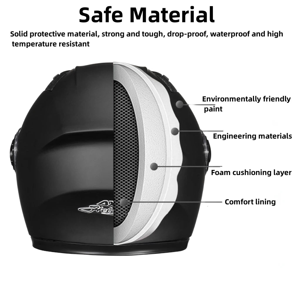 Motorcycle Riding Helmet Winter