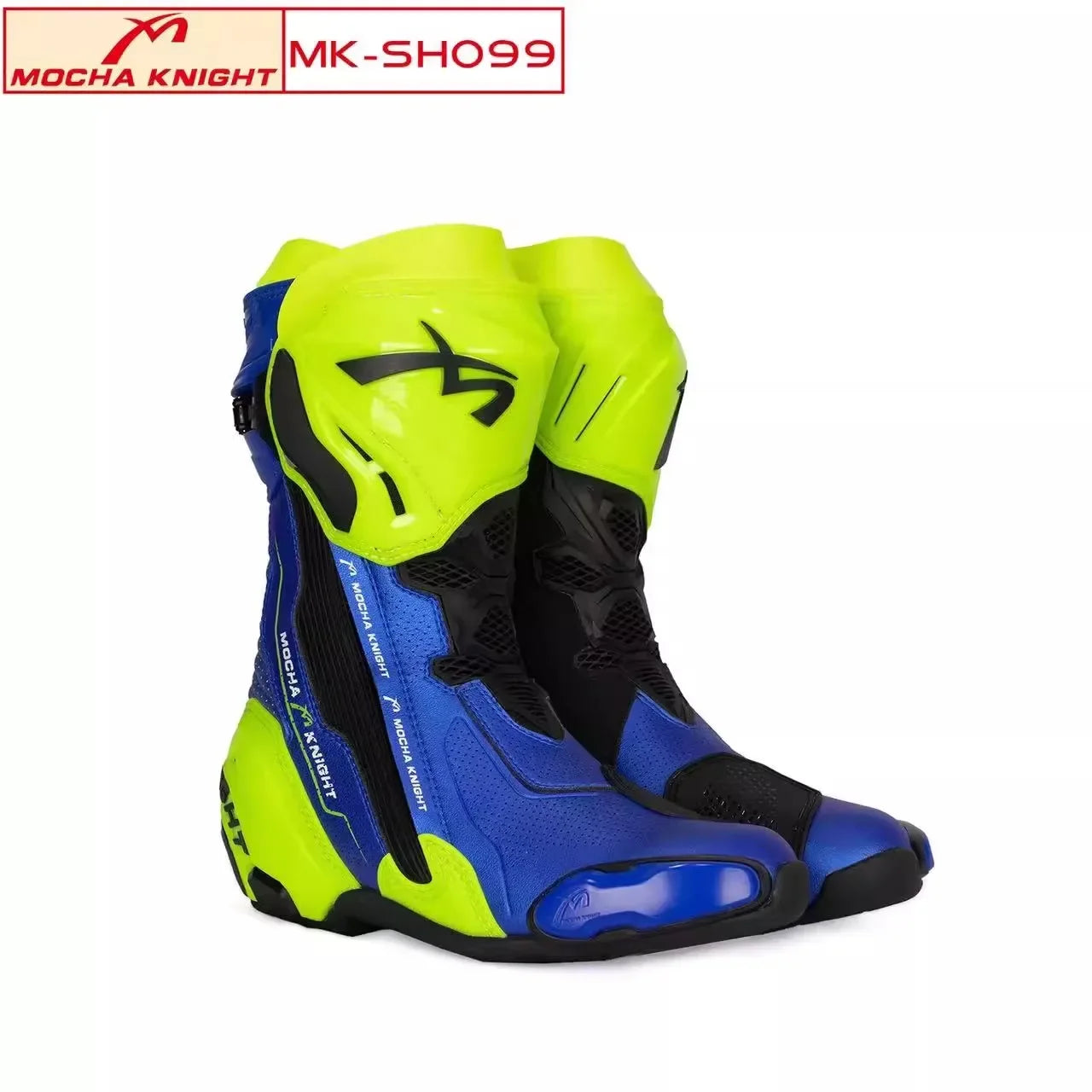 BENKIA Mocha Motorcycle Track Riding Boots