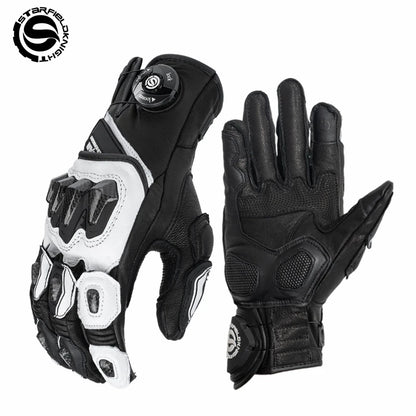 SFK Newest Full Finger Motorcycle Riding Gloves Carbon Fiber