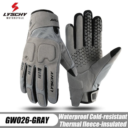 LYSCHY Motorcycle Gloves Winter