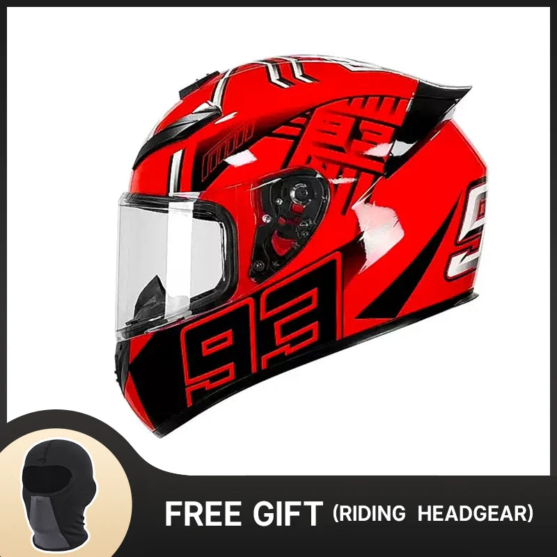 RED VENOM SPORTBIKE HELMET AND MORE