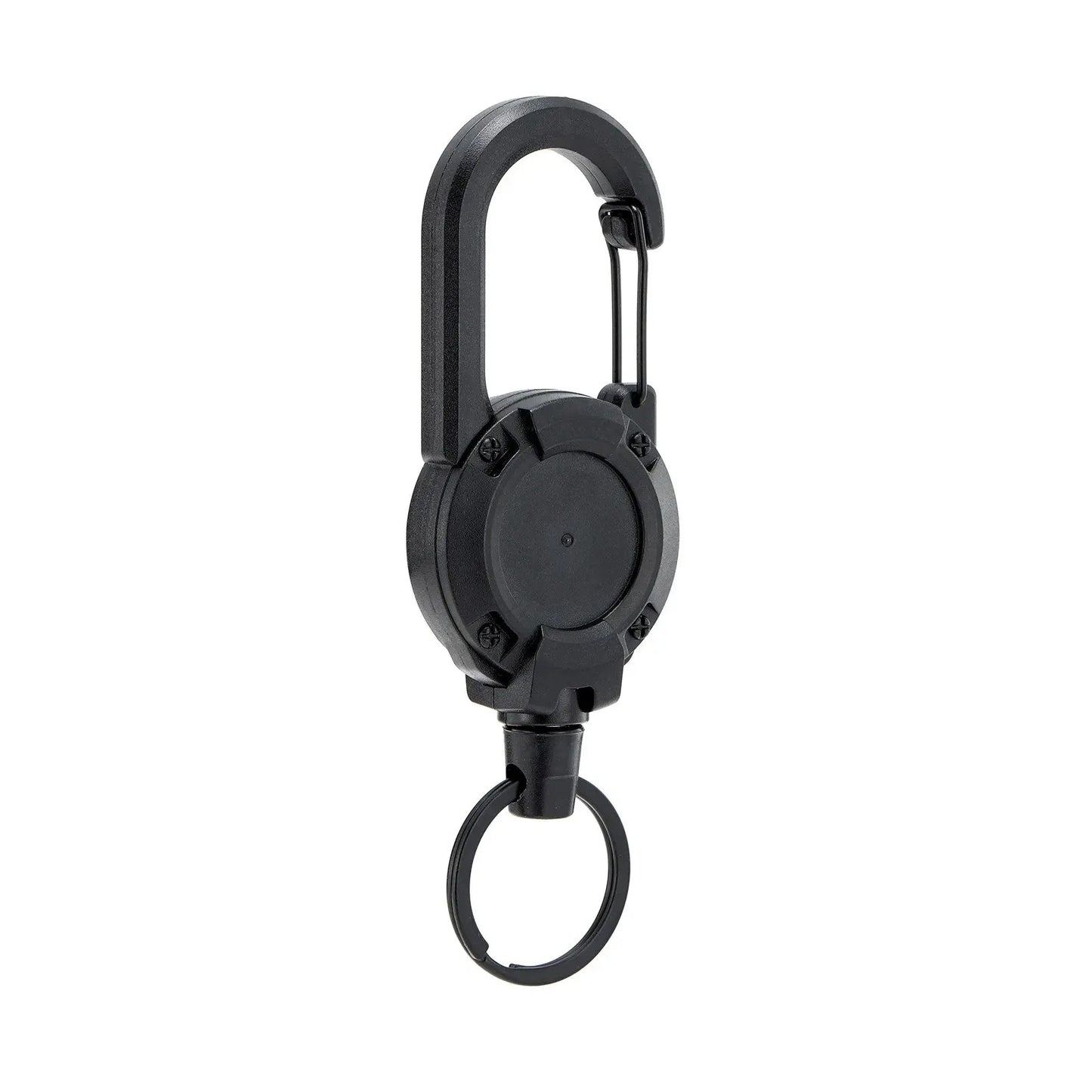 Retractable Heavy Duty Pull Reel Carabiner Key Chain