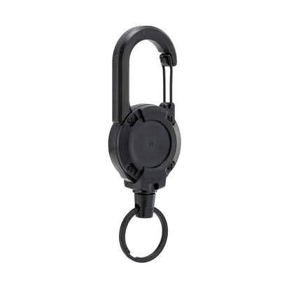 Retractable Heavy Duty Pull Reel Carabiner Key Chain