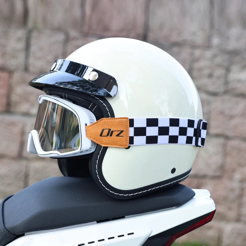 ORZ Retro Motorcycle Helmet