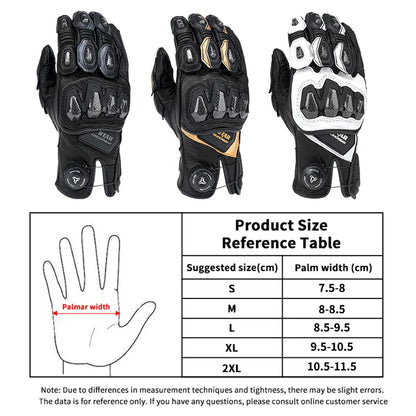 SFK Newest Full Finger Motorcycle Riding Gloves Carbon Fiber