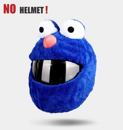 Motorcycle Full Helmet Cover Cartoon Plush