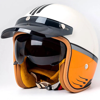 Open Face Helmet Retro 3/4