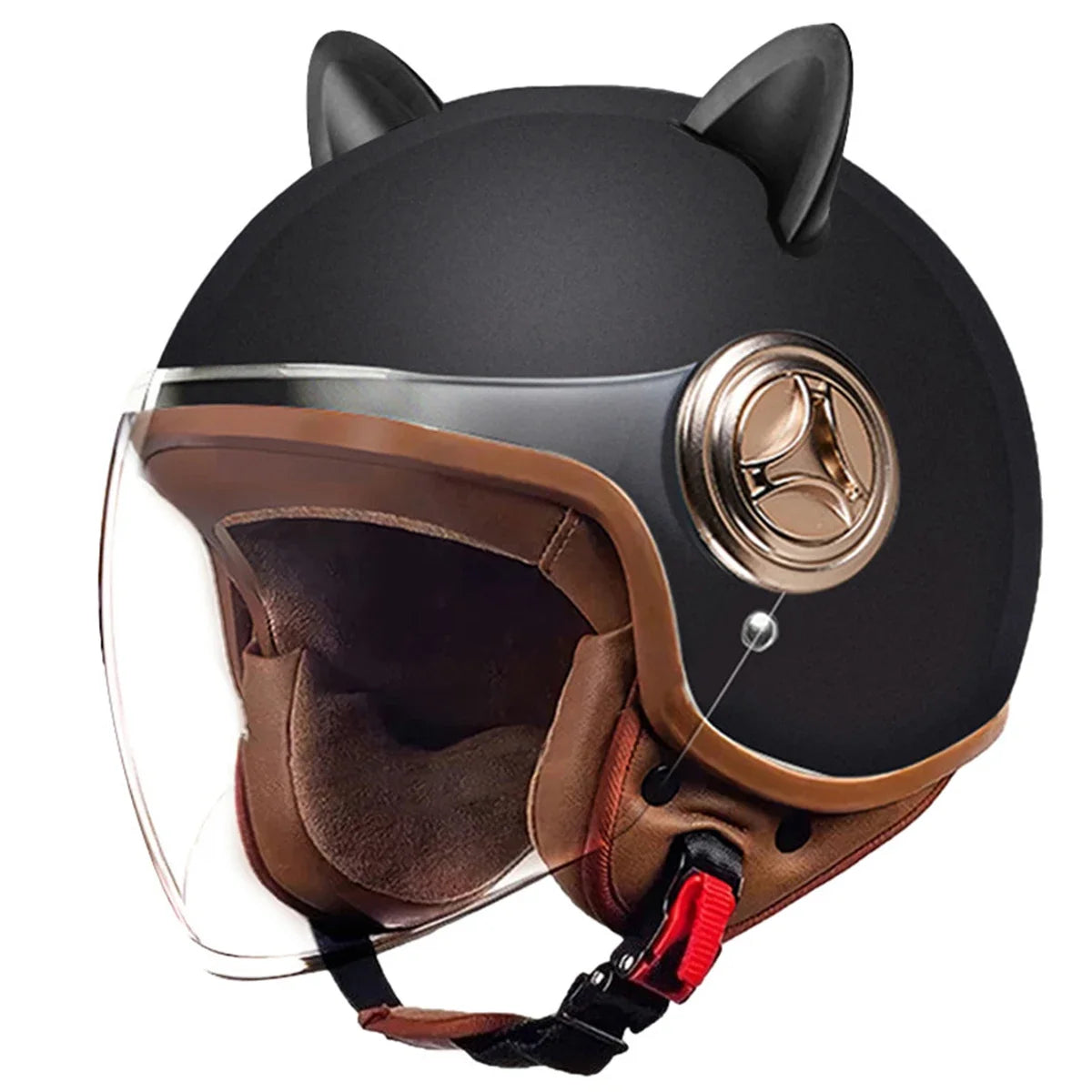 Stylish Cat Ear Motorcycle Helmet