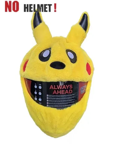 Motorcycle Full Helmet Cover Cartoon Plush