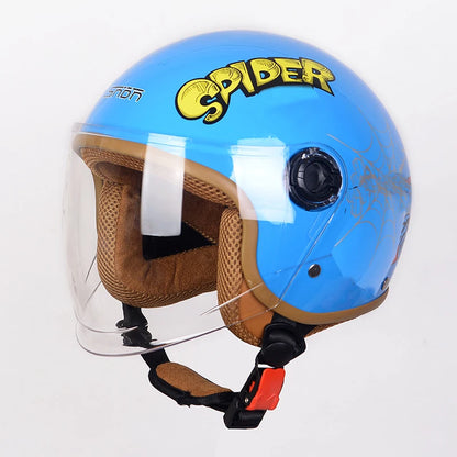 Cartoon Kids Motorcycle Helmet
