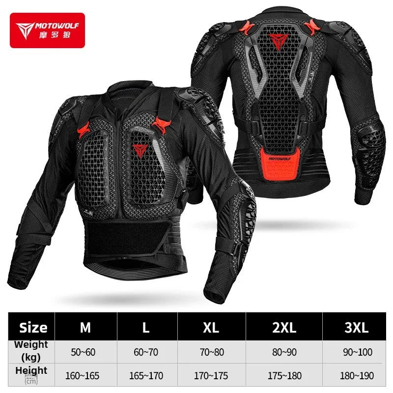 Motorcycle Jacket Body Armor