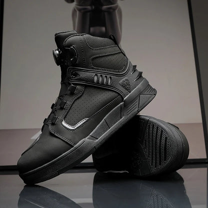 Motorcycle Boots Cow Leather Breathable