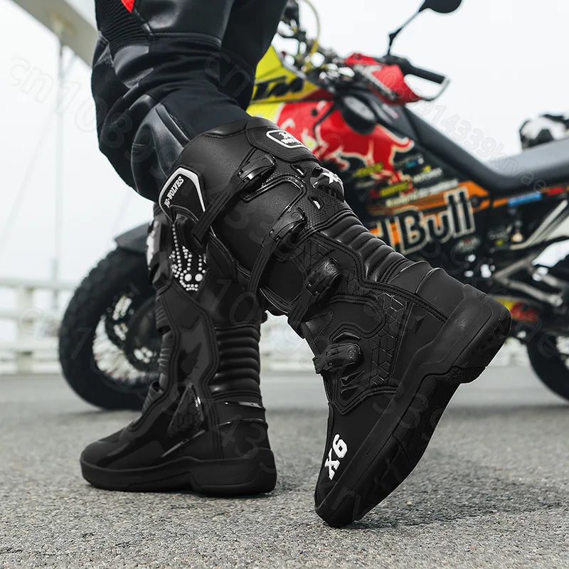 X6 off-road boots, locomotive riding boots