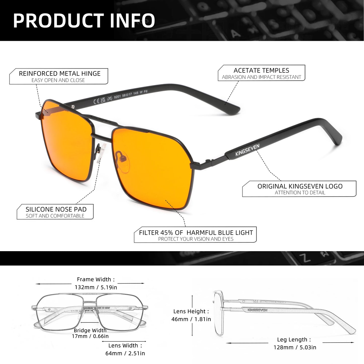 Lunettes anti-lumière bleue