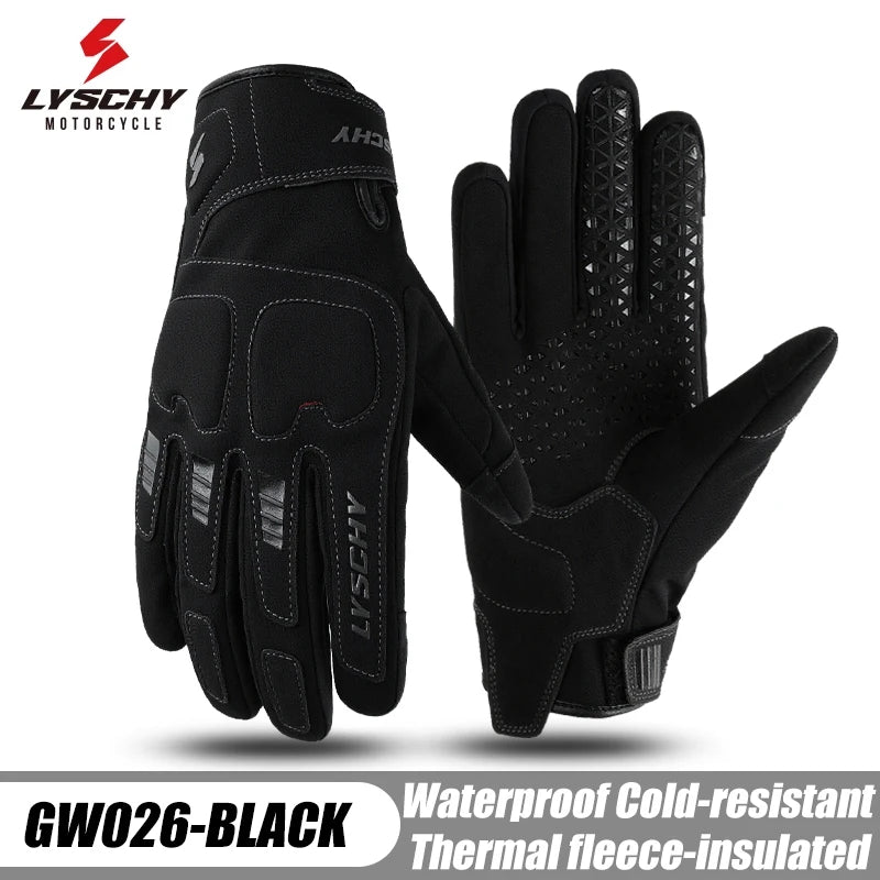 LYSCHY Motorcycle Gloves Winter