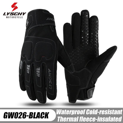 LYSCHY Motorcycle Gloves Winter