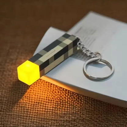 Rechargeable Mini Torch Keychain MINECRAFT