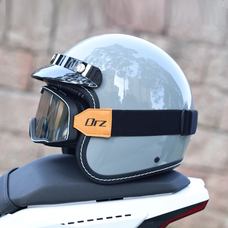 ORZ Retro Motorcycle Helmet