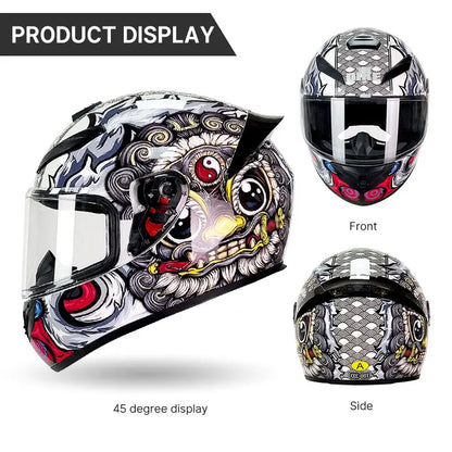 RED VENOM SPORTBIKE HELMET AND MORE
