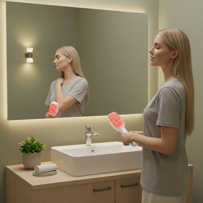 Masseur électrique à lumière rouge et bleue