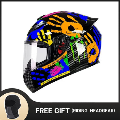 RED VENOM SPORTBIKE HELMET AND MORE