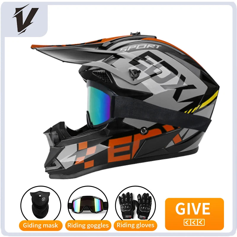 Motorbike Helmet Full Face Helmet + gifts