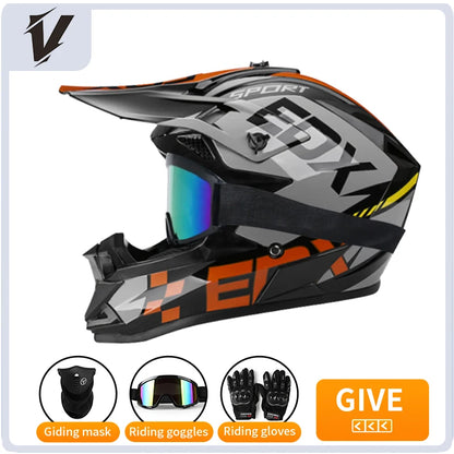 Motorbike Helmet Full Face Helmet + gifts
