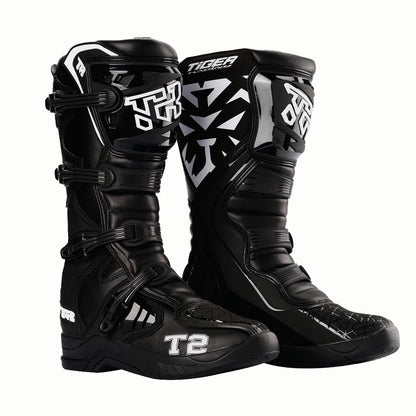 Men's Women Racing Boots Anti Fall Motocross Boots Wear-resistant Motorcycle Boots Safe Riding Equipment Rally Shoes