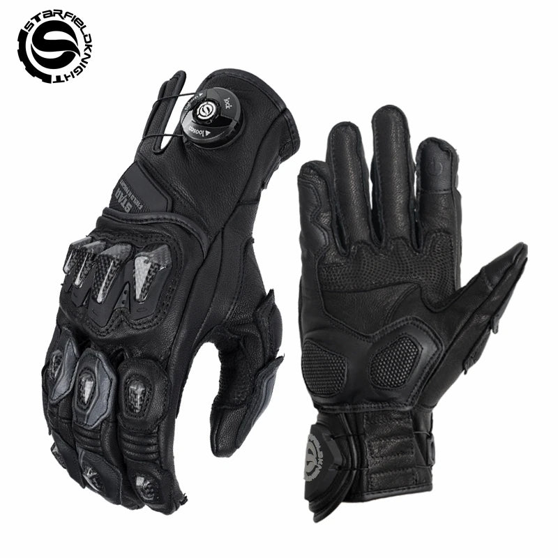 SFK Newest Full Finger Motorcycle Riding Gloves Carbon Fiber