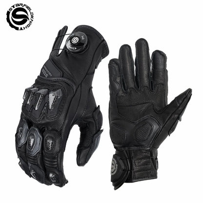 SFK Newest Full Finger Motorcycle Riding Gloves Carbon Fiber