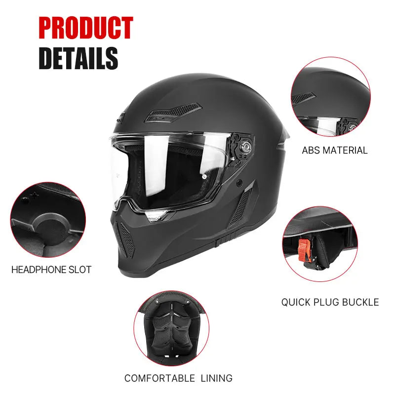 C-Riding Winter Sportbike Helmet