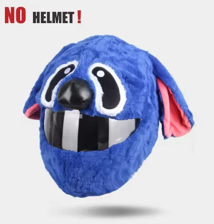 Motorcycle Full Helmet Cover Cartoon Plush