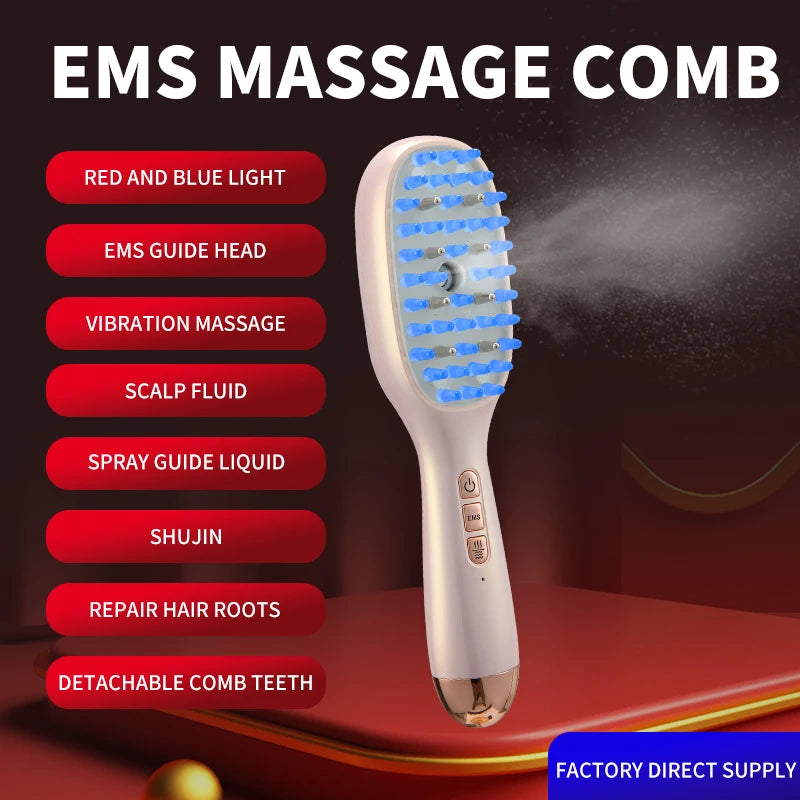 Masseur électrique à lumière rouge et bleue