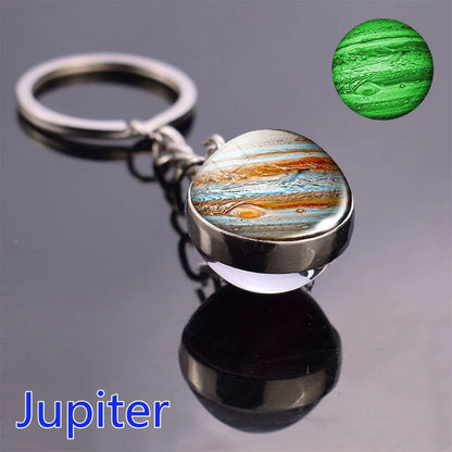 Solar System Planet Keychain Glows In The Dark