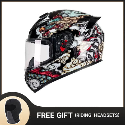 RED VENOM SPORTBIKE HELMET AND MORE