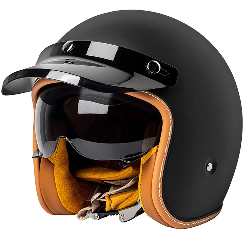Open Face Helmet Retro 3/4