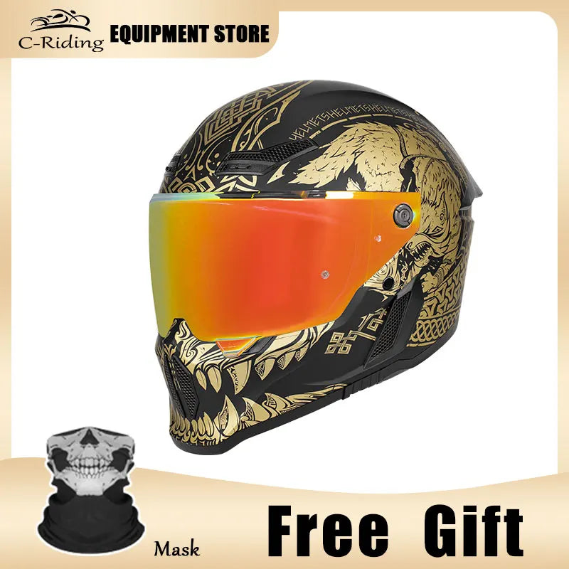 C-Riding Winter Sportbike Helmet