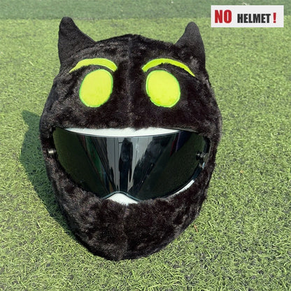 Motorcycle Full Helmet Cover Cartoon Plush