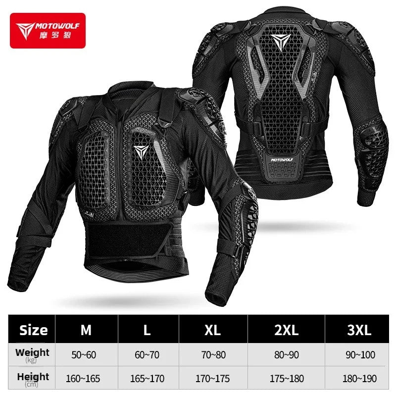Motorcycle Jacket Body Armor