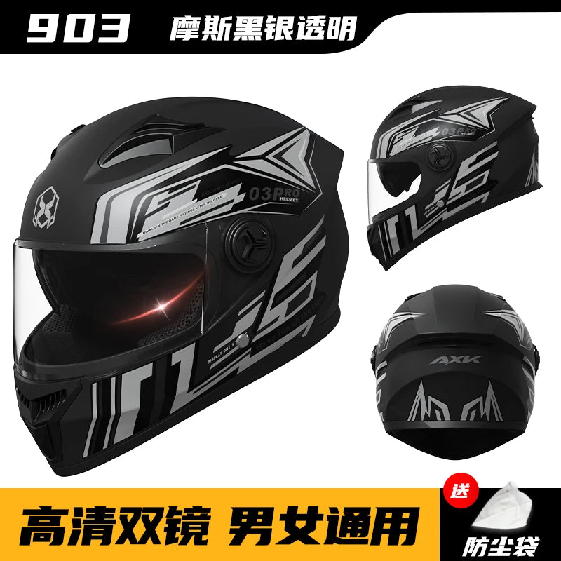 Electric Sportbike Helmet Winter
