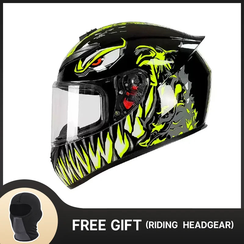 RED VENOM SPORTBIKE HELMET AND MORE