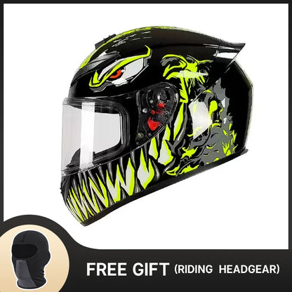 RED VENOM SPORTBIKE HELMET AND MORE