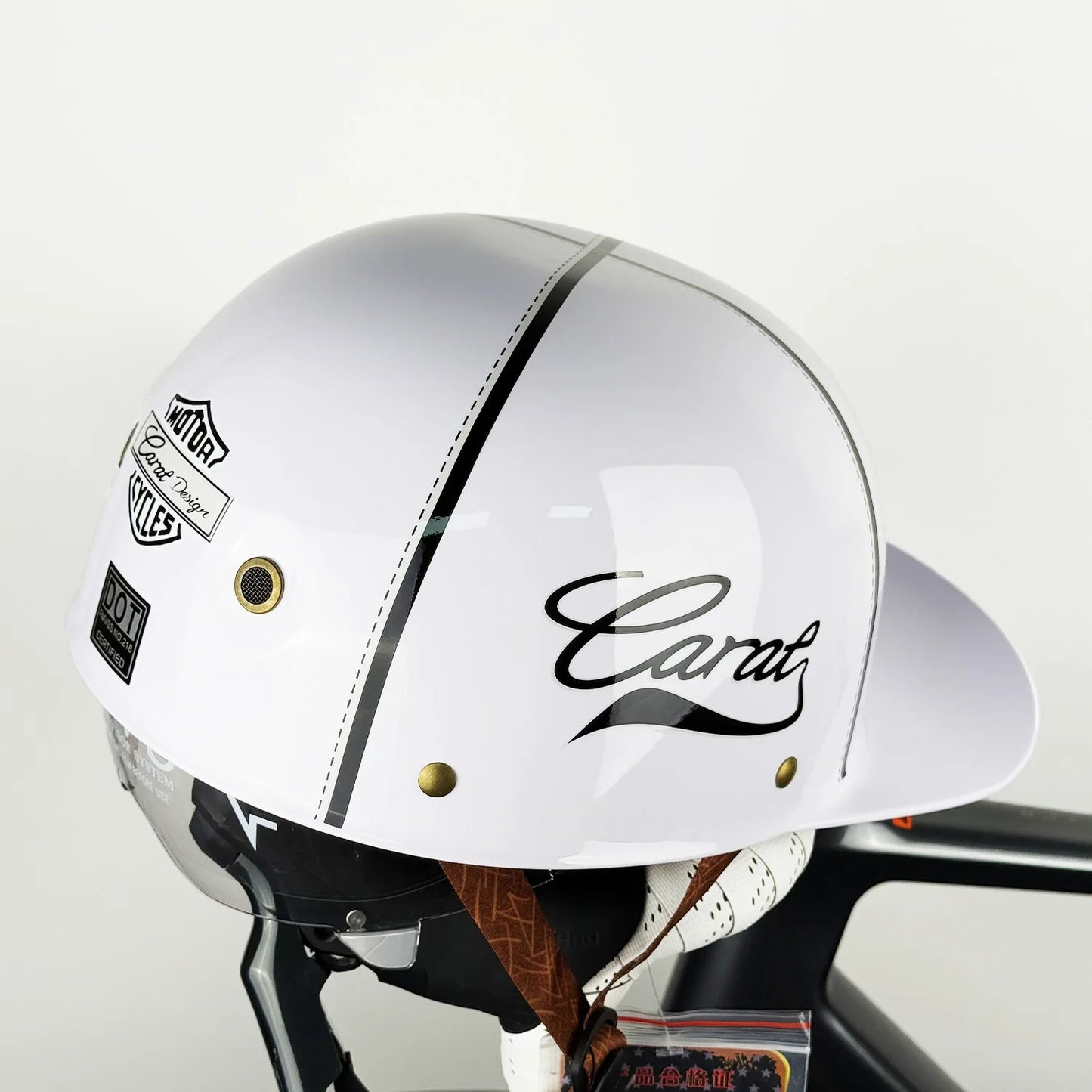 Open Face Summer Retro Helmet