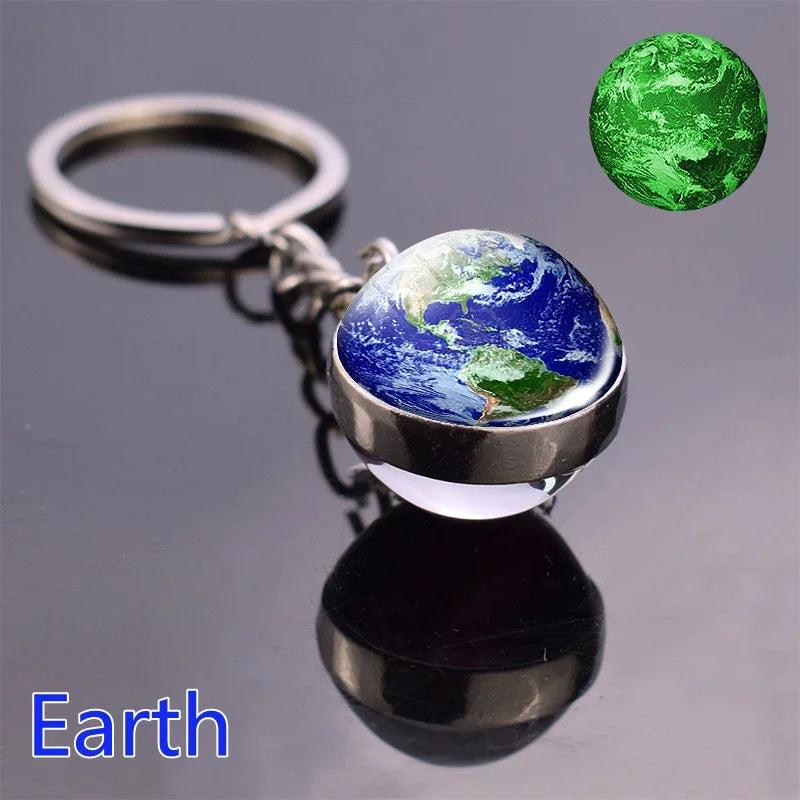 Solar System Planet Keychain Glows In The Dark