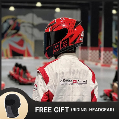 RED VENOM SPORTBIKE HELMET AND MORE