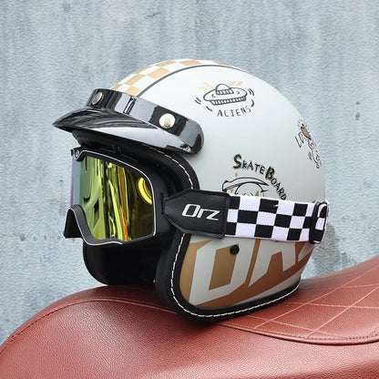 ORZ Retro Motorcycle Helmet