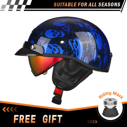 DOT Approved Half Face Motorcycle Helmets