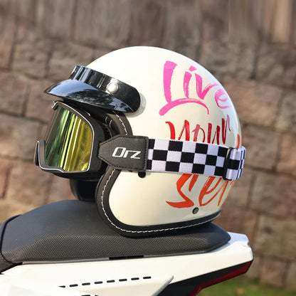 ORZ Retro Motorcycle Helmet